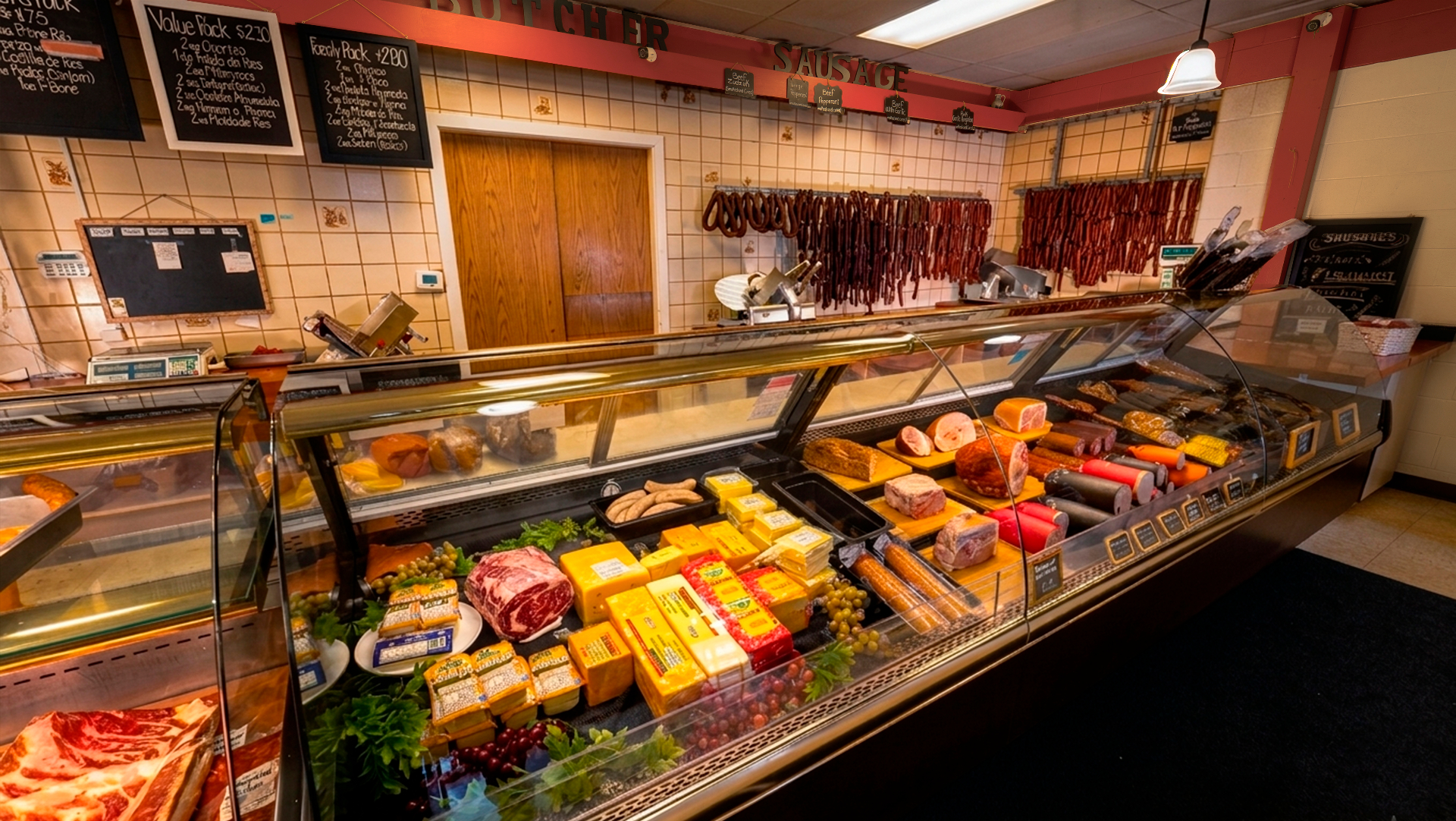 Interior de The Corona Butcher en Calgary